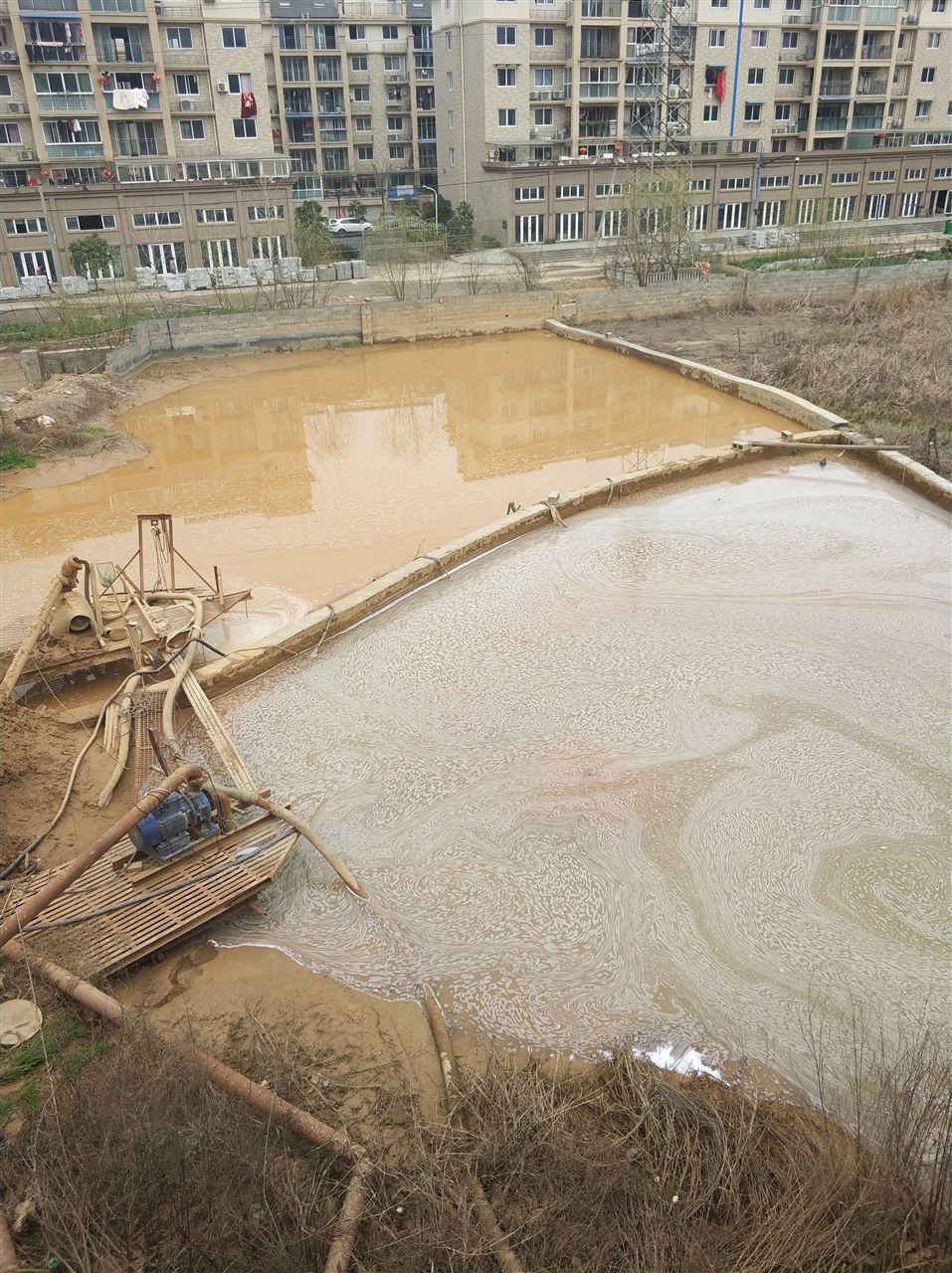 郭河镇沉淀池淤泥清理-厂区废水池淤泥清淤