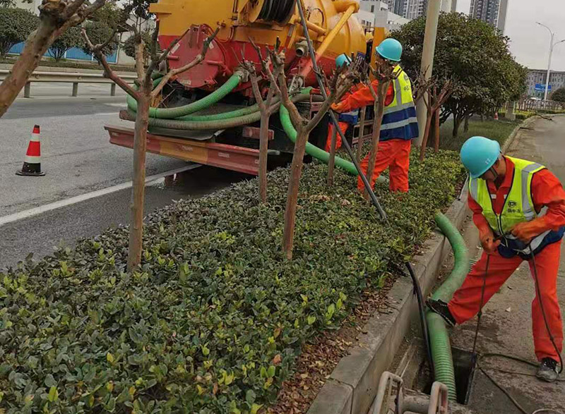 郭河镇市政管道清淤